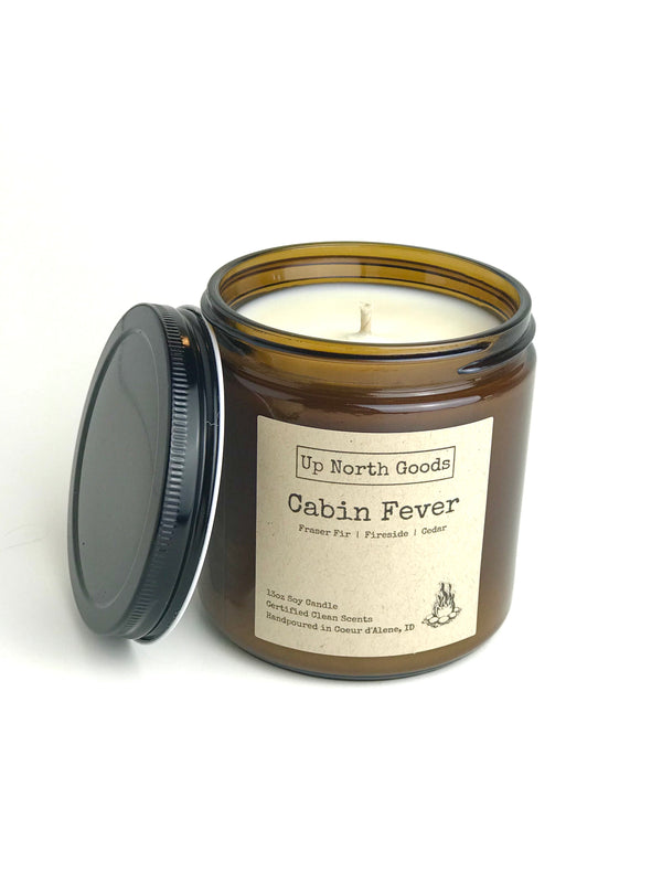 Cabin Fever 14oz Soy Candle by Up North Goods