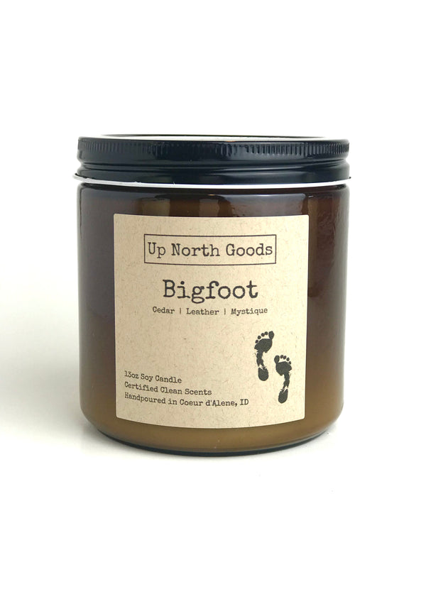 Bigfoot 14oz Soy Candle by Up North Goods