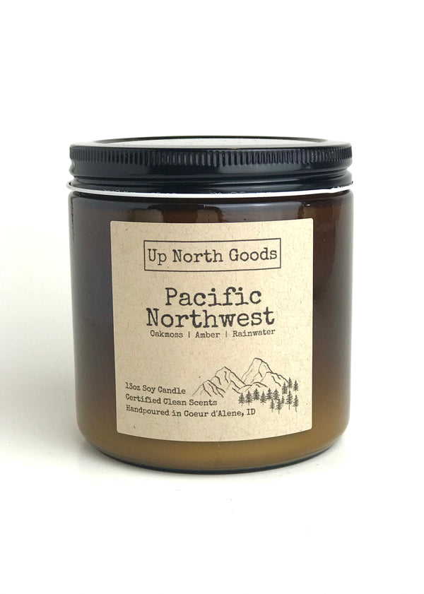 Pacific Northwest 14oz Soy Candle by Up North Goods