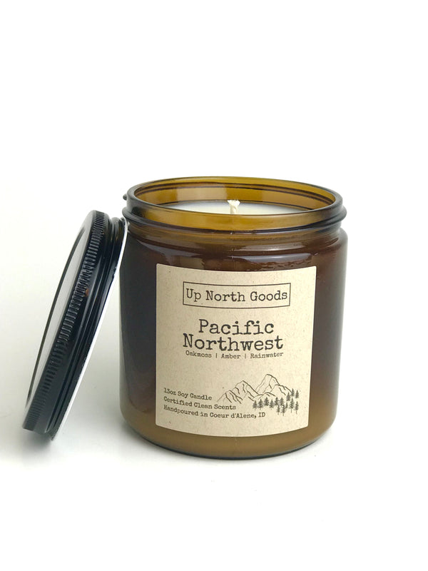 Pacific Northwest 14oz Soy Candle by Up North Goods