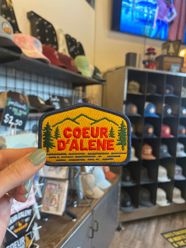 Coeur d'Alene Vintage Camp Iron-On Patch