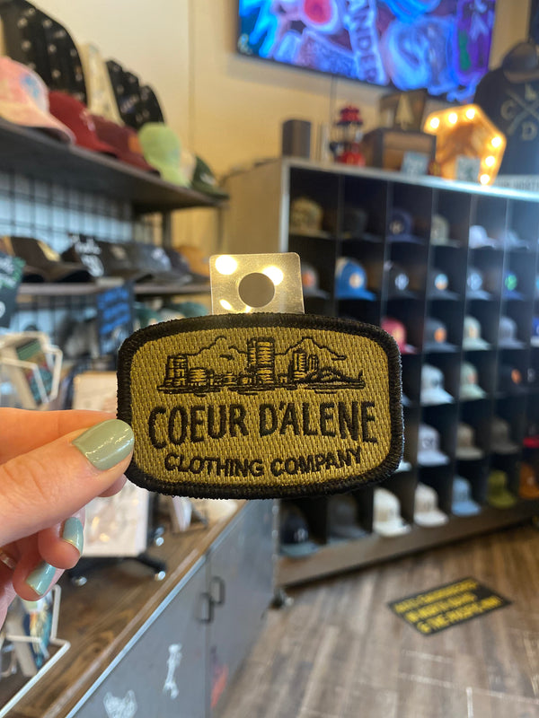 Coeur d'Alene Clothing Co Skyline Iron-On Patch