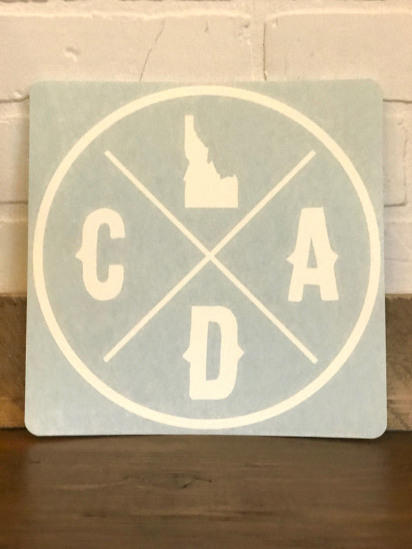 CDA Idaho Logo Decal - EXTRA LARGE