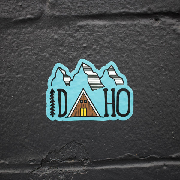 Idaho Cabin Sticker
