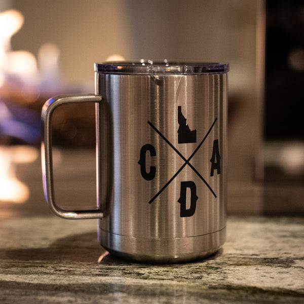 CDA Idaho Logo Stainless Steel 15oz Insulated Mug