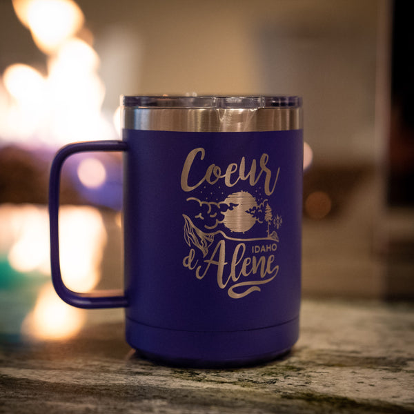 CDA Night Tubbs Purple 15oz Insulated Mug