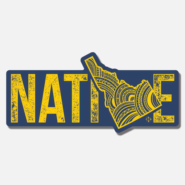 Idaho Native Ornamental Sticker