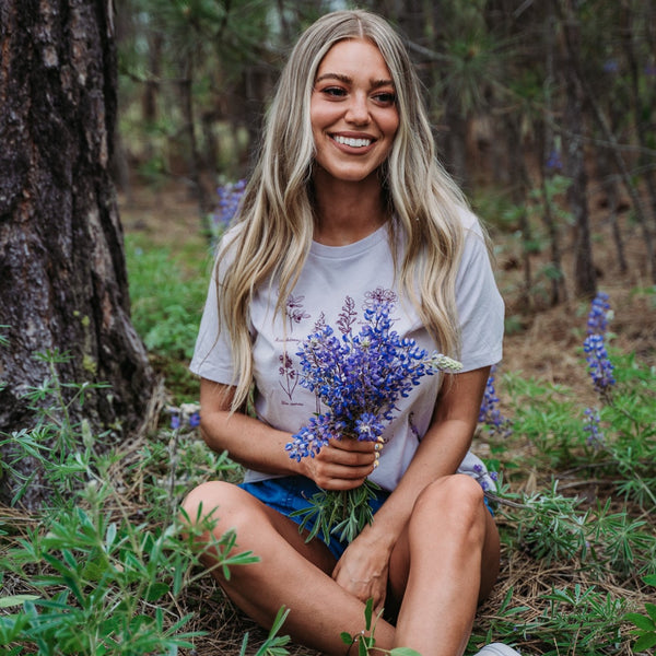 Lavender Idaho Native Plants Womens Tee