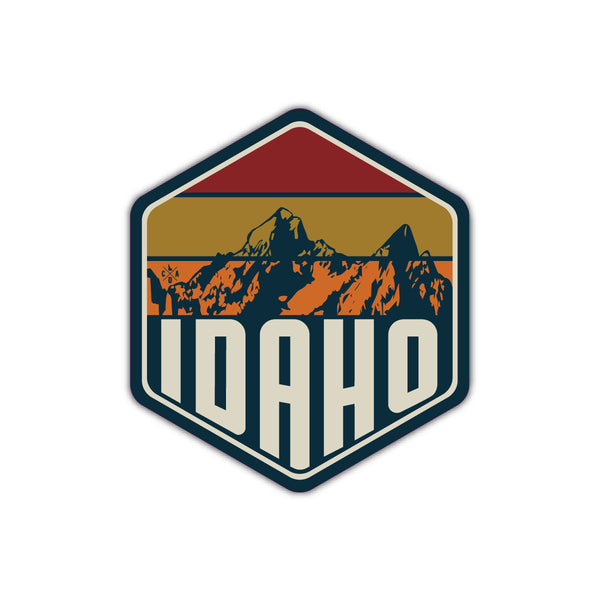Idaho Wild Mountains Sticker