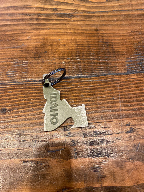 Idaho Stamped Outside Keychain