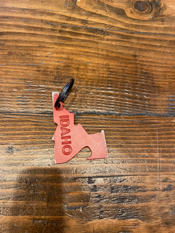 IDAHO STAMPED KEYCHAIN