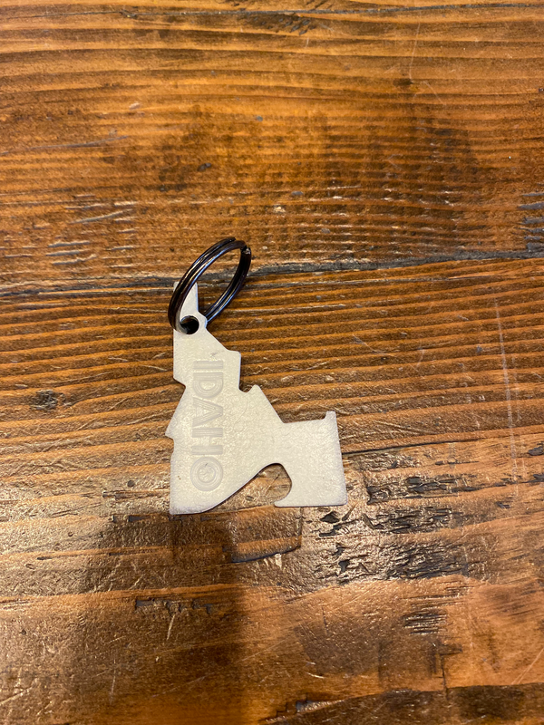 IDAHO STAMPED KEYCHAIN