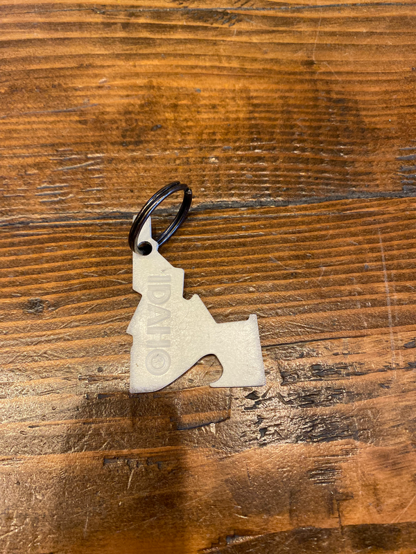 Idaho Stamped Outside Keychain