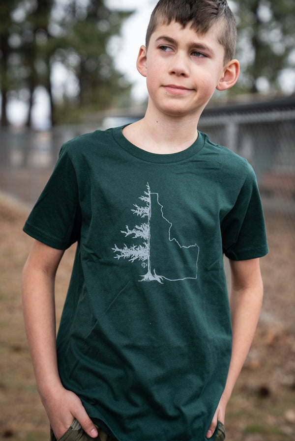 Forest Green Idatree Unisex Kids Tee