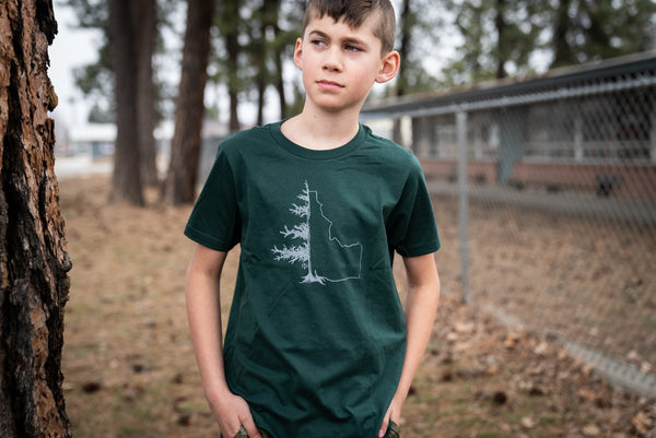 Forest Green Idatree Unisex Kids Tee