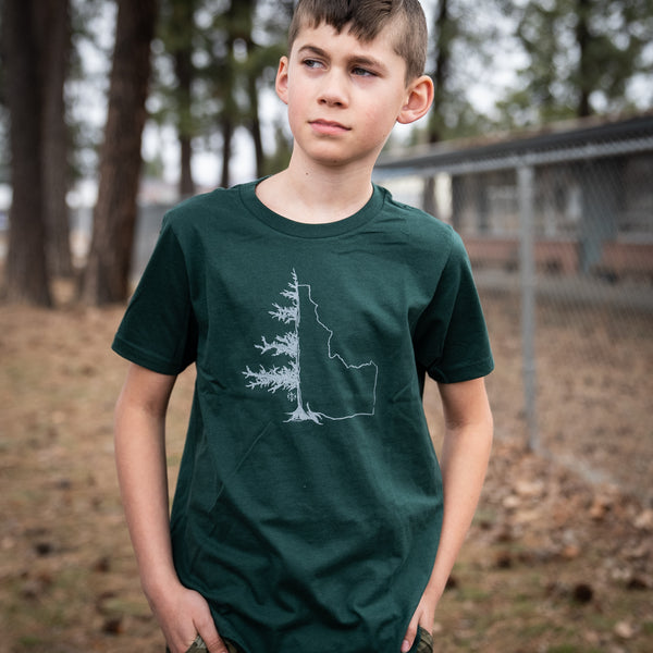 Forest Green Idatree Unisex Kids Tee