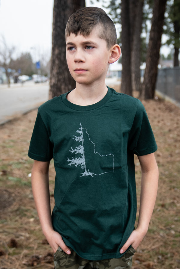 Forest Green Idatree Unisex Kids Tee