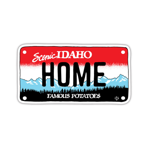 Idaho License Plate Sticker