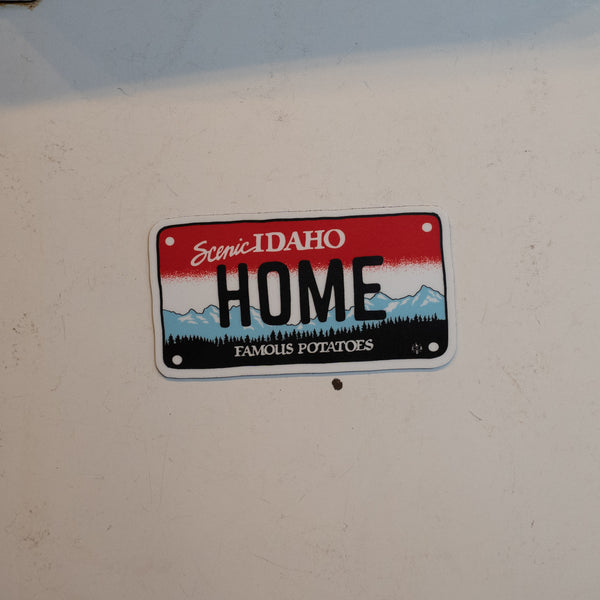 License Plate Home Vinyl Magnet