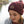 Maroon Cable Knit Pom-Pom Leather Night Patch Beanie