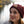 Maroon Cable Knit Pom-Pom Leather Night Patch Beanie
