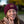 Maroon Cable Knit Pom-Pom Leather Night Patch Beanie