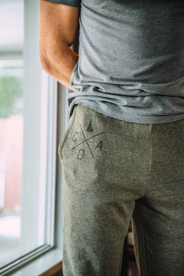 Military Green Logo Sweatpants