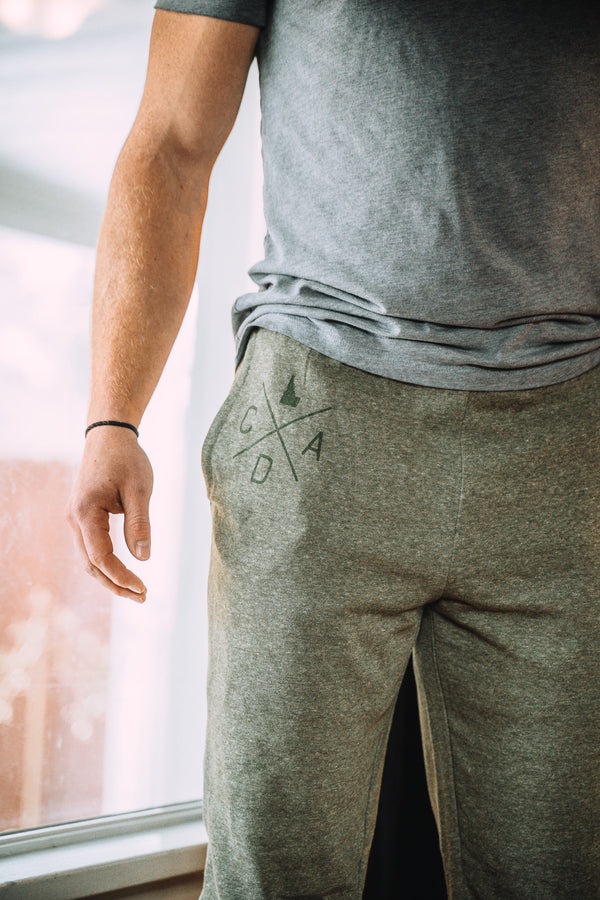 Military Green Logo Sweatpants