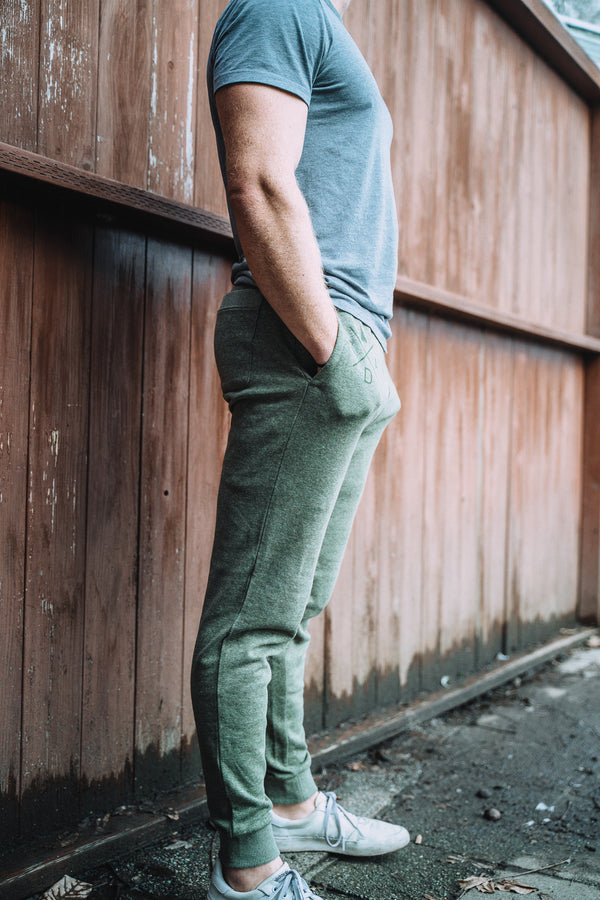 Military Green Logo Sweatpants