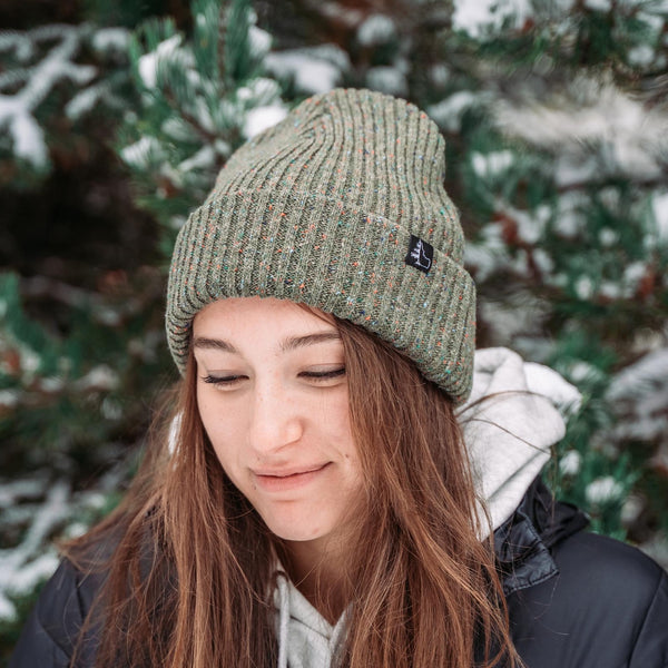 Olive Tweed Beanie (IdaTree Logo)