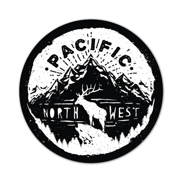 Pacific Northwest Elk Sticker