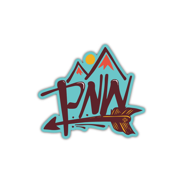 PNW Arrow Sticker