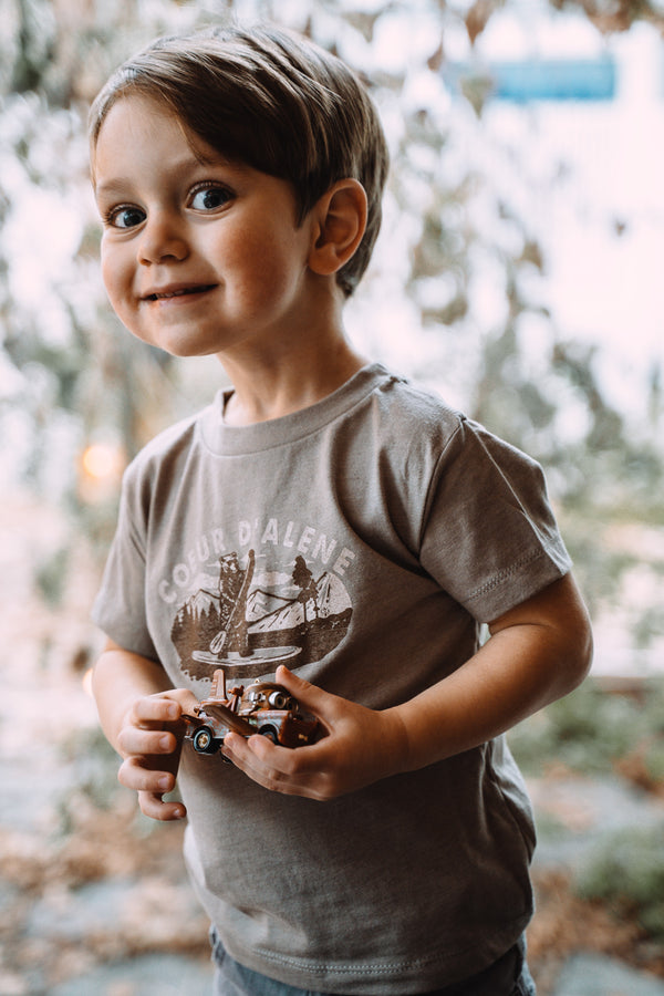 Paddleboard Bear Kids Tee