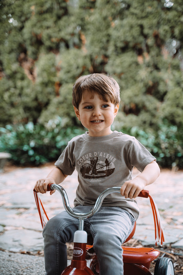 Paddleboard Bear Kids Tee