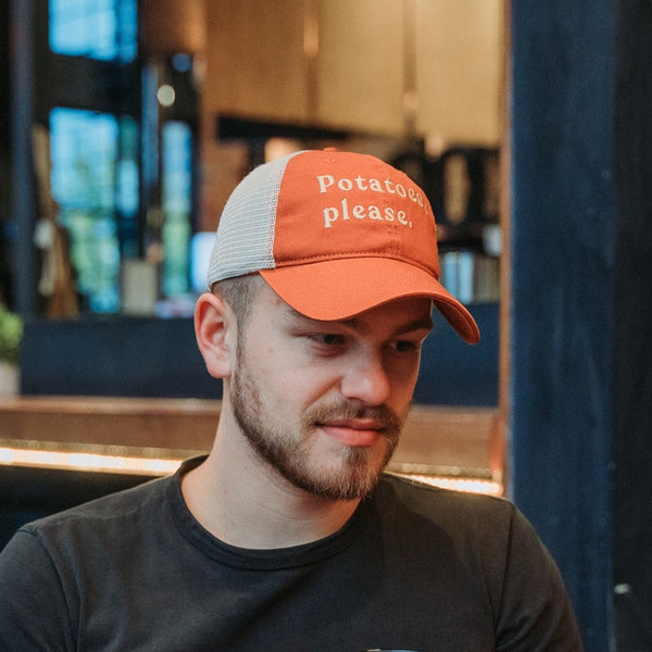 Potatoes, Please Washed Trucker Hat