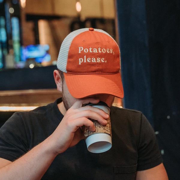 Potatoes, Please Washed Trucker Hat