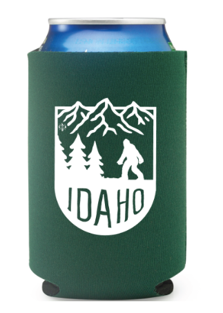 Bigfoot Idaho Mountains Coozie