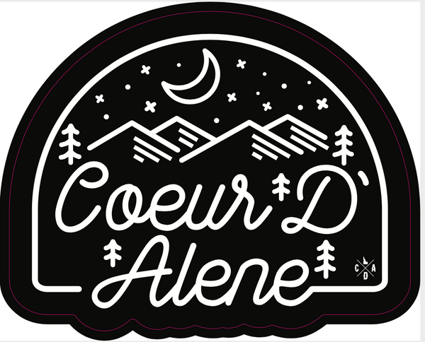 Coeur d'Alene Night Embroidered Patch