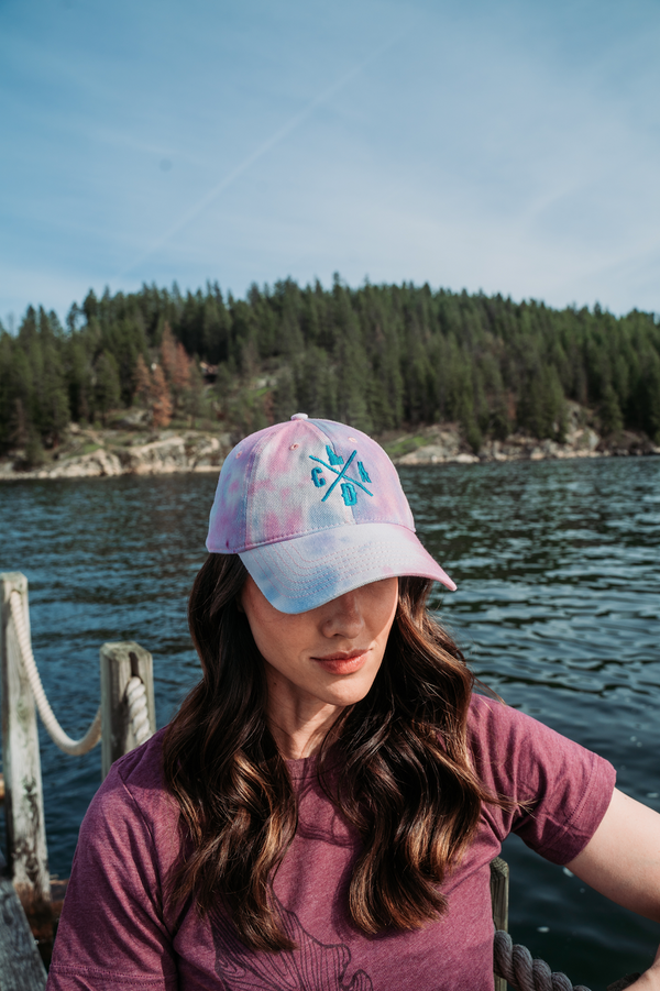 CDA Idaho Cotton Candy Tie-Dye Dad Hat