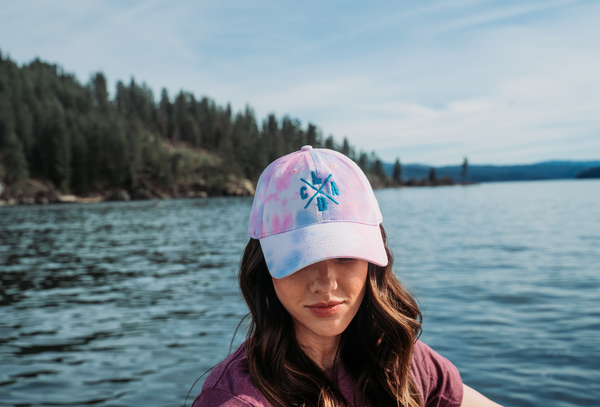 CDA Idaho Cotton Candy Tie-Dye Dad Hat