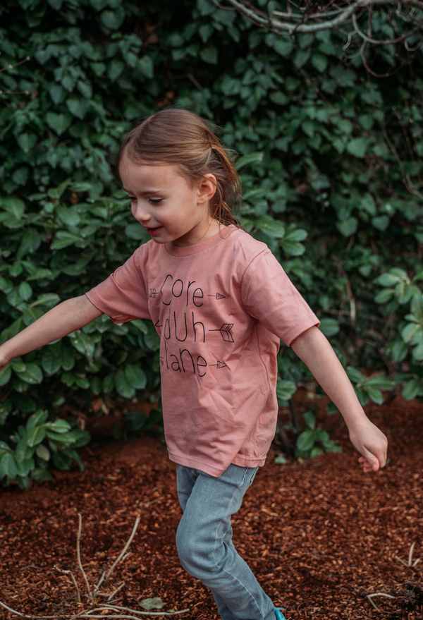 Desert Pink Kids Core Duh Lane Tee