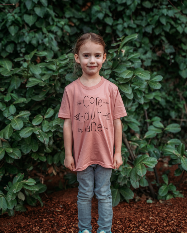 Desert Pink Kids Core Duh Lane Tee