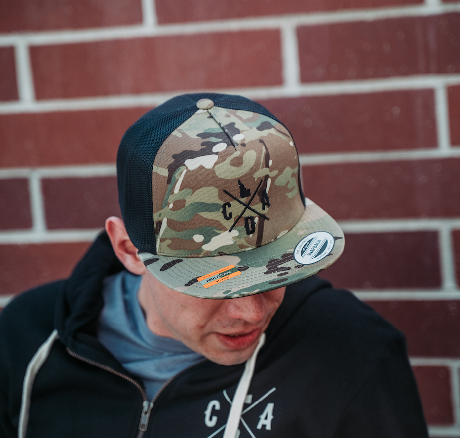 Multicam Camo Logo hat CDA IDAHO Clothing Company