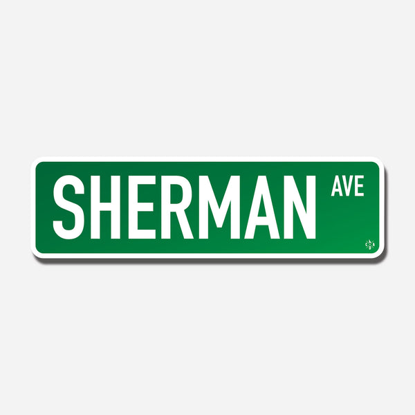 Sherman Avenue Sticker