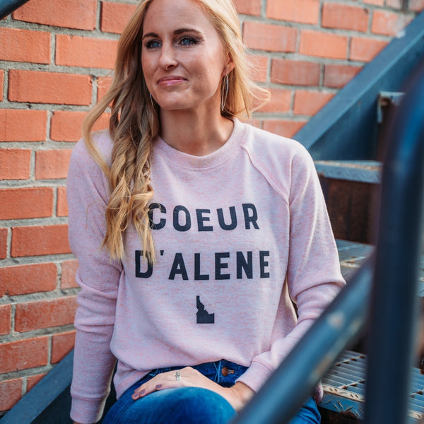 Super Soft Pink Coeur d'Alene Idaho Sweater