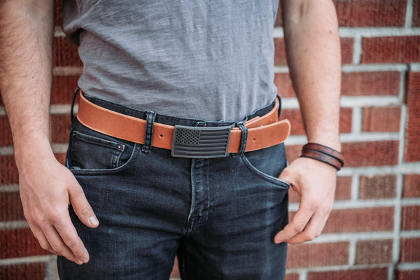 USA FLAG BELT BUCKLE