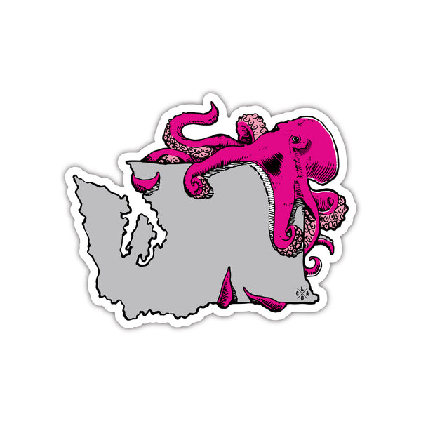 Washington Octopus Sticker