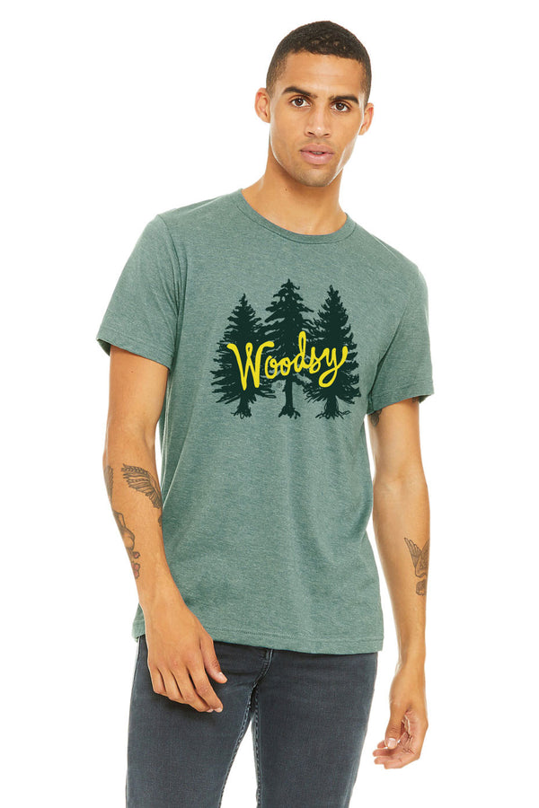 Woodsy Heather Dusty Blue Tee