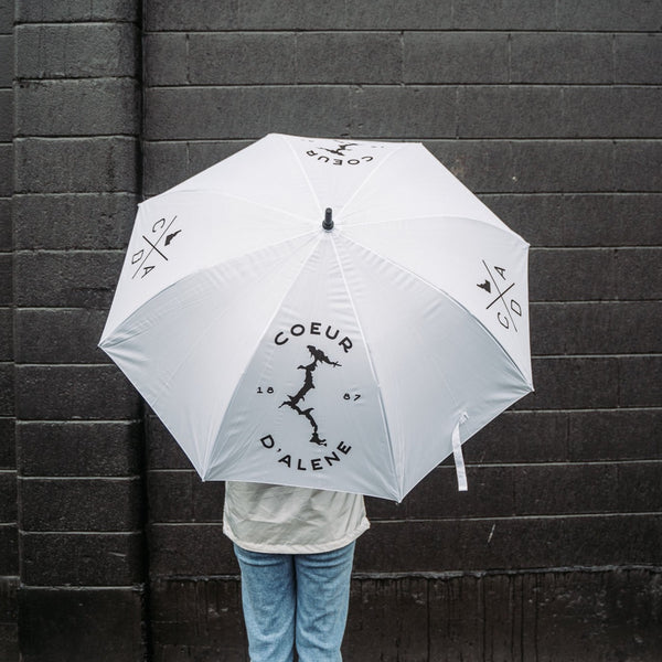 White Epic Coeur d'Alene Umbrella