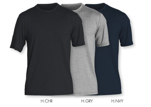 ANTIX SHORT SLEEVE SUN SHIRT HEATHER CHARCOAL